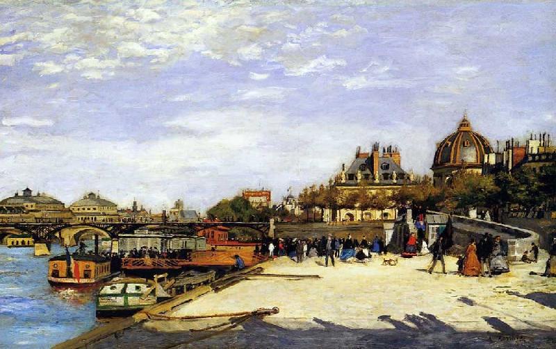 Pierre Renoir The Pont des Arts oil painting image